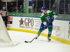 UTICA, NY: Submitted photo of Utica Comet Lukas Jasek. Must credit  (Lindsay A. Mogle / Utica Comets) [PNG Merlin Archive]