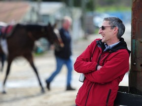 Top jockey Richard Hamel at Hastings Park Racecourse in Vancouver on April 18 as the track gets set to open for another season this weekend.