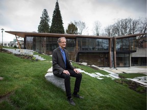 Linc Kesler, Director of the First Nations House of Learning at the University of British Columbia, sits for a photograph outside the new Indian Residential School History and Dialogue Centre, in Vancouver, B.C., on Tuesday April 3, 2018. Many university students don't know the history of Indigenous people in Canada, let alone the implications of the residential school system, but Kesler says the new history centre at the university will help bridge that knowledge gap.
