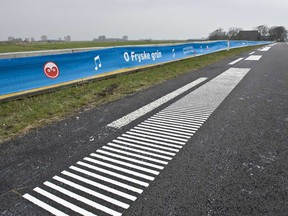 The provincial government of Friesland, at the northern tip of the country, installed a series of rumble strips in the road, each designed to play a note when a vehicle drove over it.