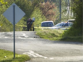 Surrey RCMP investigate a suspicious death on 12th Avenue between 176th and 184th Street on Thursday.