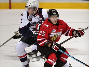 Petrus Palmu, who played for the Owen Sound Attack in 2014, is only 5-6 but the Canucks were big on him when they selected the 20-year-old forward 181st overall in the 2017 NHL Entry Draft.
