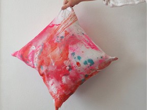 Hand Painted Pillows by Dana Mooney.