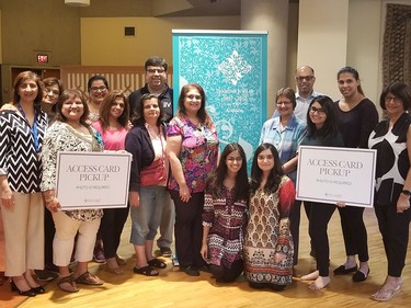 The team of volunteers with whom I've been working for the past few months to prepare for Hazar Imam's visit to Vancouver.