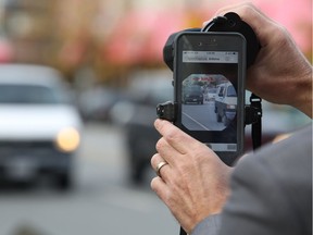 The Laser Technology TruSpeed Sxb Scope, with Bluetooth compatibility, are what police will use to catch distracted drivers in B.C. These American-made gizmos cost ICBC a total of $17,000.