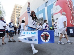 The Winnipeg Jets are three wins away from a berth in the Stanley Cup Final and Manitoba hockey fans are feeling sky high about it!