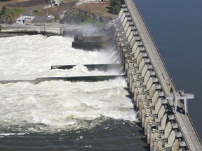 The Dalles Dam on the the Columbia River.