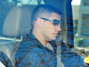 Jonathan Bacon leaves Surrey Provincial court on April 7, 2009. He was gunned down in Kelowna two years later.