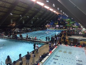 The Canada Games Pool, built in 1973, at New Westminster.