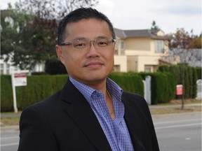 VANCOUVER, B.C.: OCTOBER 17, 2012 -- City councillor Raymond Louie along the Cambie corridor which is undergoing significant developments. Tuesday, October 17, 2012 .