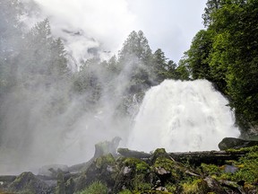 Glacier-fed Chatterbox Falls is the highlight of a visit to Princess Louisa Inlet.