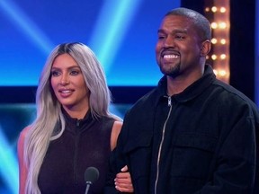 The West vs Kardashians during an appearance on ABC's 'Celebrity Family Feud.' Kanye West and Kim Kardashian West appeared on a new episode of "Celebrity Family Feud." The special edition featured the Wests versus the Kardashian-Jenners. Featuring: Kim Kardashian, Kanye West Where: United States When: 11 Jun 2018 Credit: Supplied by WENN.com **WENN does not claim any ownership including but not limited to Copyright, License in attached material. Fees charged by WENN are for WENN's services only, do not, nor are they intended to, convey to the user any ownership of Copyright, License in material. By publishing this material you expressly agree to indemnify, to hold WENN, its directors, shareholders, employees harmless from any loss, claims, damages, demands, expenses (including legal fees), any causes of action, allegation against WENN arising out of, connected in any way with publication of the material.** ORG XMIT: wenn34373445