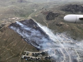 Ground personnel and air support have been deployed to a wildfire in the Batchelor Heights area of Kamloops.