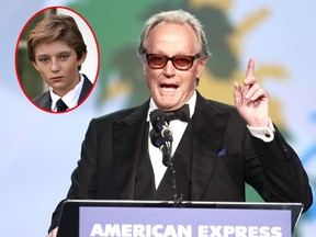 Peter Fonda went on a Twitter rant Wednesday morning that involved 12-year-old Barron Trump. (Getty Images)