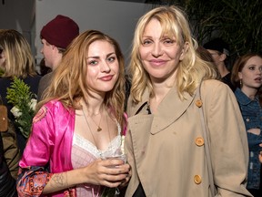 Frances Bean Cobain (L) and Courtney Love attend 'Other Peoples Children launch and store opening' at Other Peoples Children on March 8, 2018 in Los Angeles, California. (Photo by Emma McIntyre/Getty Images)