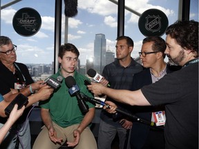 Defenceman Quinn Hughes said he'd like to play in the NHL "as soon as possible" after being drafted by the Vancouver Canucks in Dallas last weekend.