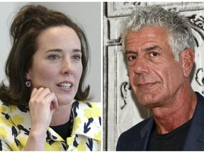 Fashion designer Kate Spade and chef Anthony Bourdain. A U.S. report released this month found an uptick in suicide rates in nearly every state since 1999.