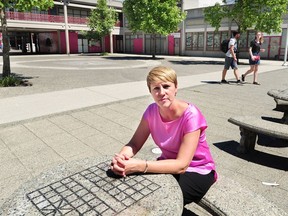 Park Board Commissioner Sarah Kirby-Yung in the Dr. Sun Yat-Sen Garden courtyard in Vancouver.