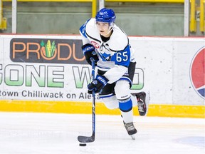 Blue-line draft prospect Jonny Tychonick, who starred for the BCHL’s Penticton Vees, will be joining the highly touted NCAA hockey program at the University of North Dakota next season.