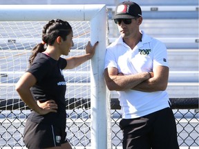 Duncan's Robin MacDowell (right) is the coach of the Mexican national women's rugby team, which will be participating in the Rugby World Cup Sevens this weekend in San Francisco.
