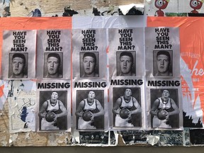 A series of posters promoting a coming documentary about Bryant Reeves near 3rd and Quebec in Vancouver on July 3, 2018. [PNG Merlin Archive]