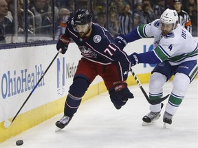 The Vancouver Canucks, in a rebuilding phase now that the Sedin twins are retired, would like to upgrade or trim their blue-line. Would anyone trade for players such as Michael Del Zotto, right?