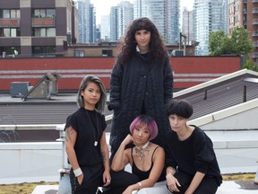 CURRENT: Feminist Electronic Art Symposium founders (from top) Soledad Muñoz, Ash Luk, Nancy Lee, Alexandra Chen.