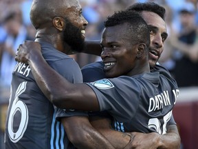 Minnesota United forward Carlos Darwin Quintero (25), who has six goals in his last five games, will be a pain in the Whitecaps' side on Saturday night at B.C. Place Stadium.