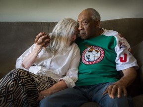 Mel Davis and wife Megan at their Granville Island home.