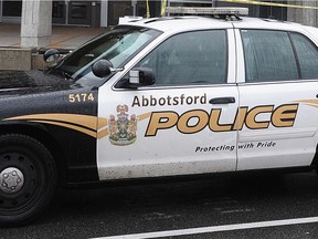 An Abbotsford police vehicle.