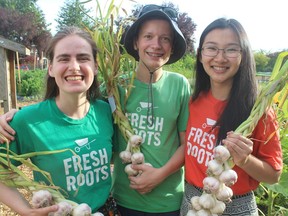 YOUNG SPROUTS: SOYL alumni Nicole Bruce, Ben Torry and Amanda Luu sang the praises of Fresh Roots summer leadership program that helps students develop a greater connection to themselves, their community and their local food system.