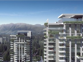 NU An artist's rendering of Park West at Lions Gate, a project from Keltic Canada Development in North Vancouver. [PNG Merlin Archive]
