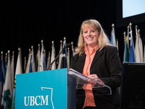‘There is significant impacts for local governments in having that on their tax roll now,’ says UBCM president Wendy Booth, shown at last year’s municipalities convention in Vancouver.
