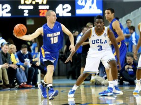 The UCSB Gauchos in action against the UCLA Bruins in 2013. The Gauchos cancelled a pre-season tour to B.C. this week because of air quality.