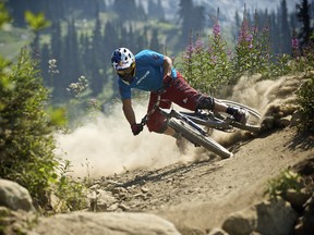 Darren Berrecloth hits the trails in Whistler in 2009.