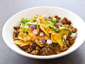 This spicy beef taco bake recipe appears in The Complete Make-Ahead Cookbook.