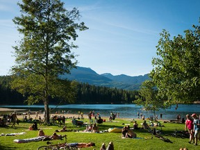 Summer day at Lost Lake