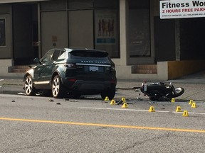 A motorcyclist is dead following an early morning crash in Vancouver on Wednesday.