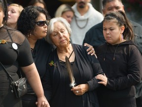 Funeral for Willis Charles Hunt in Vancouver, BC, August 20, 2018.