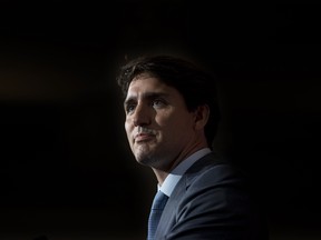 Canadian Prime Minister Justin Trudeau speaks to supporters at a Liberal Party fundraiser in Aurora, Ont., Friday, July 20, 2018.