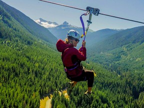 Ziptrek zipline's Sasquatch offers stellar views.