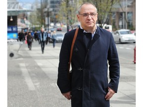 VANCOUVER , BC., April 3, 2013 -- Tony Gioventu, executive director for the Condominium Home Owners' Association in action in Vancouver, BC., April 3, 2013.  (Nick Procaylo/PNG)   [PNG Merlin Archive]