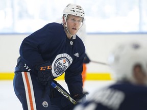 Tyler Benson on Day three of the Edmonton Oilers Development camp at the Community Rink in Rogers Place on June 27, 2018.. Photo by Shaughn Butts / Postmedia