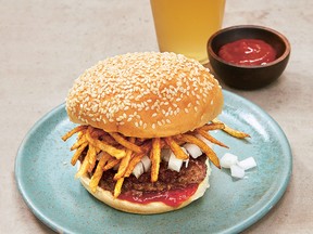 Cuban Frita from Cuba: The Cookbook by Madelaine Vázquez Gálvez and Imogene Tondre.