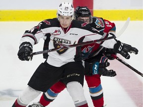 Brayden Watts of the Vancouver Giants, entering his fourth season, is confident he can score 30 goals for the WHL squad.