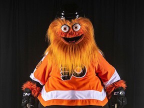'Gritty,' the NHL Philadelphia Flyers' new mascot.