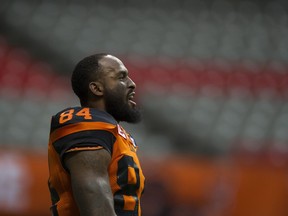 Injured B.C. Lions receiver Manny Arceneaux says fans and teammates shouldn't write him off for the rest of the year, even though his torn ACL (knee) was thought to be season-ending.