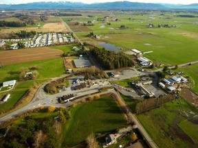 The Aldergrove border crossing where U.S. citizen Ronald Dosson attempted to enter Canada illegally.