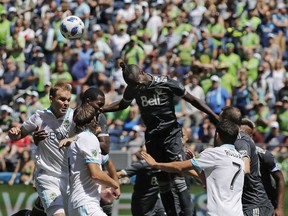 Kei Kamara and his Vancouver Whitecaps will look to come out ahead of the Seattle Sounders when the MLS clubs go head to head Saturday night at B.C. Place Stadium in Vancouver.