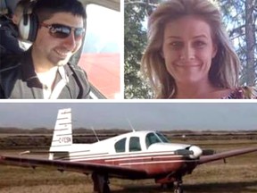 Dominic Neron, 28, and Ashley Bourgeault, 31, were flying to Edmonton when their plane went missing between Penticton and Golden B.C. on Nov. 25, 2017.